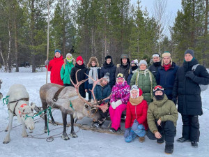 Зимние научные полевые исследования кафедры РПП. Кольский полуостров, 2024